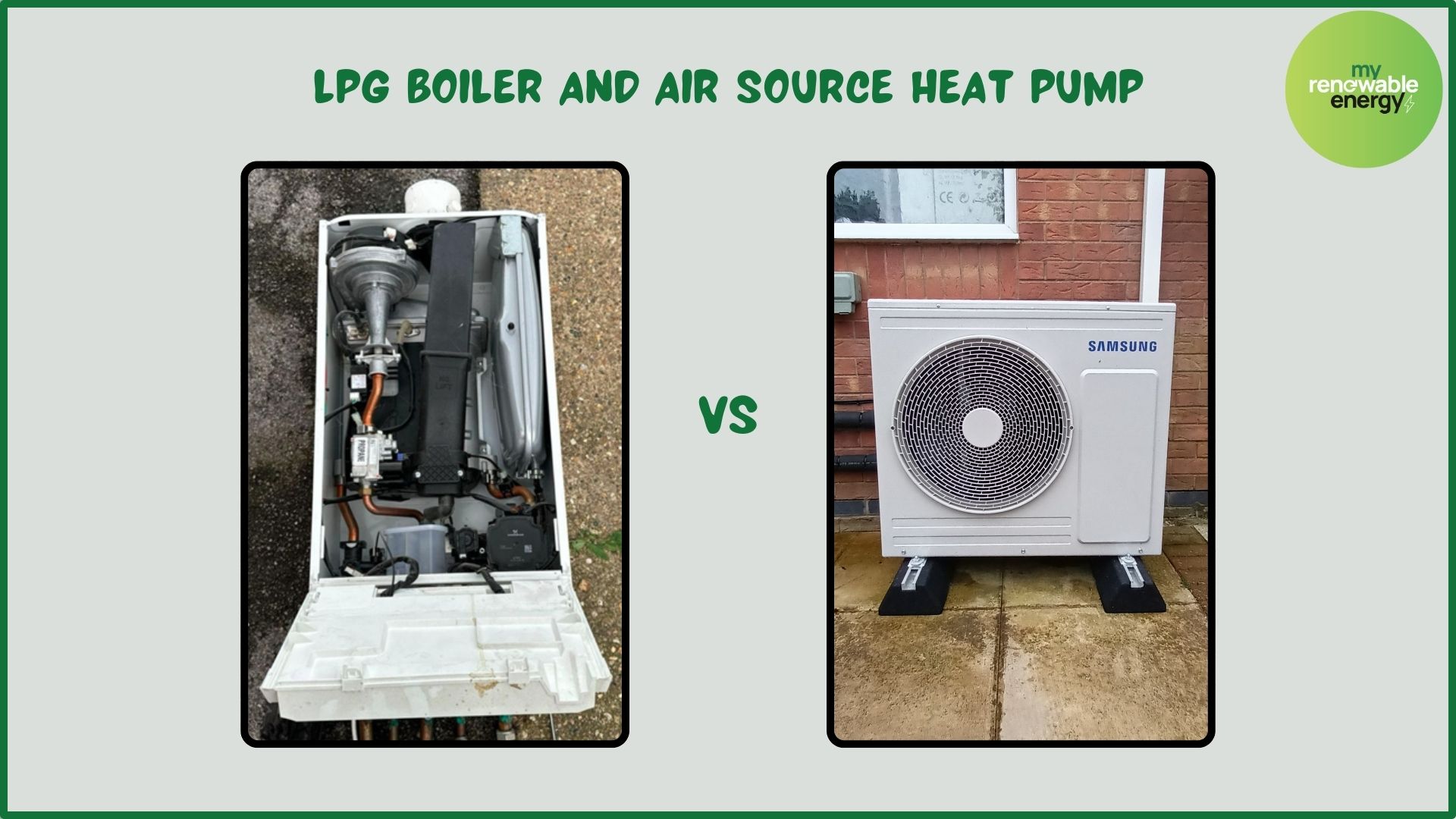 LPG Boiler and Air Source Heat Pump